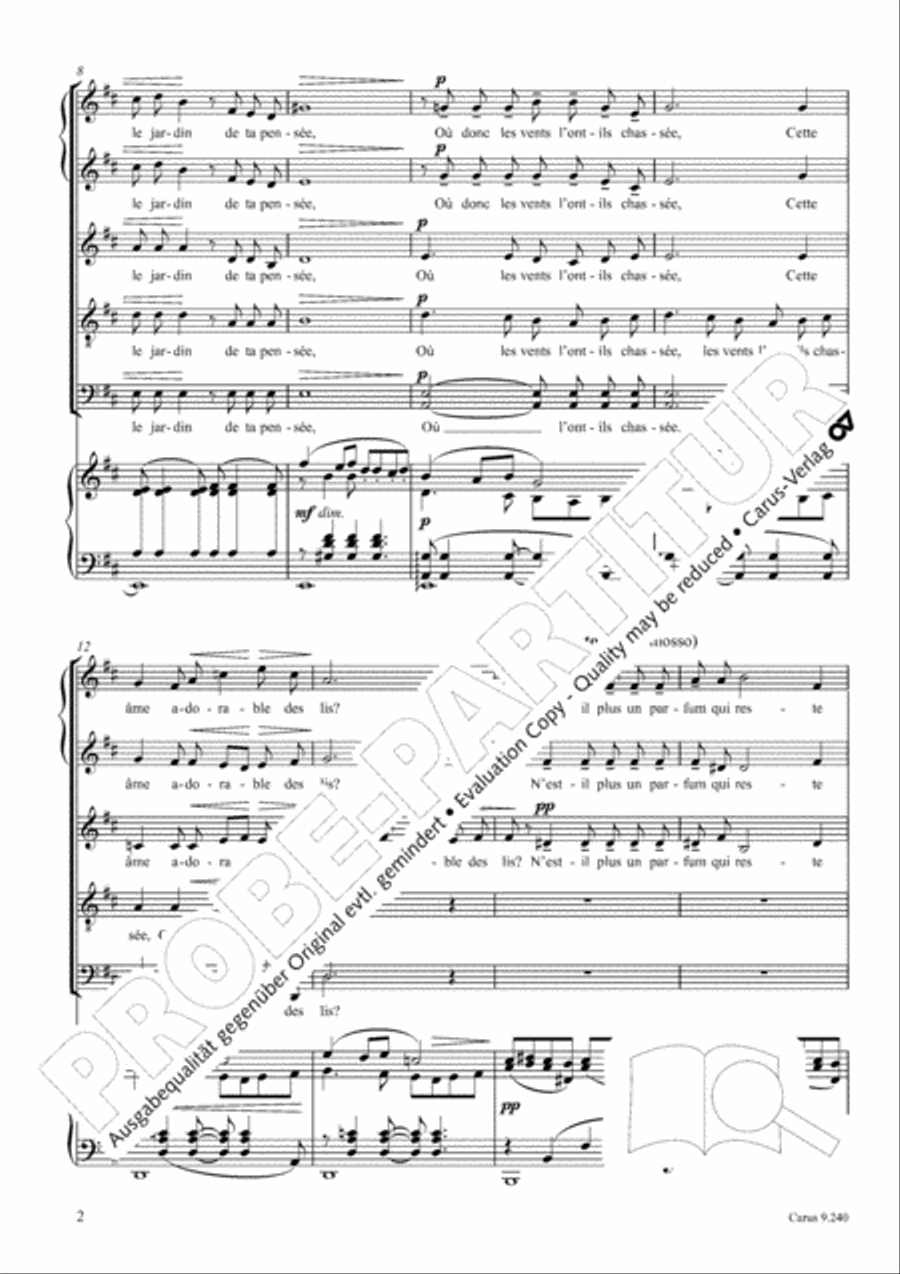 Romance Romance SSATB scores gallery preview page 3
