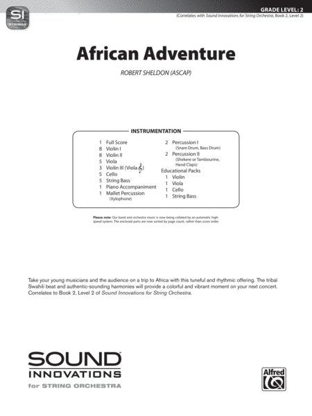 African Adventure: Score