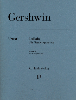 Gershwin - Lullaby For String Quartet Parts