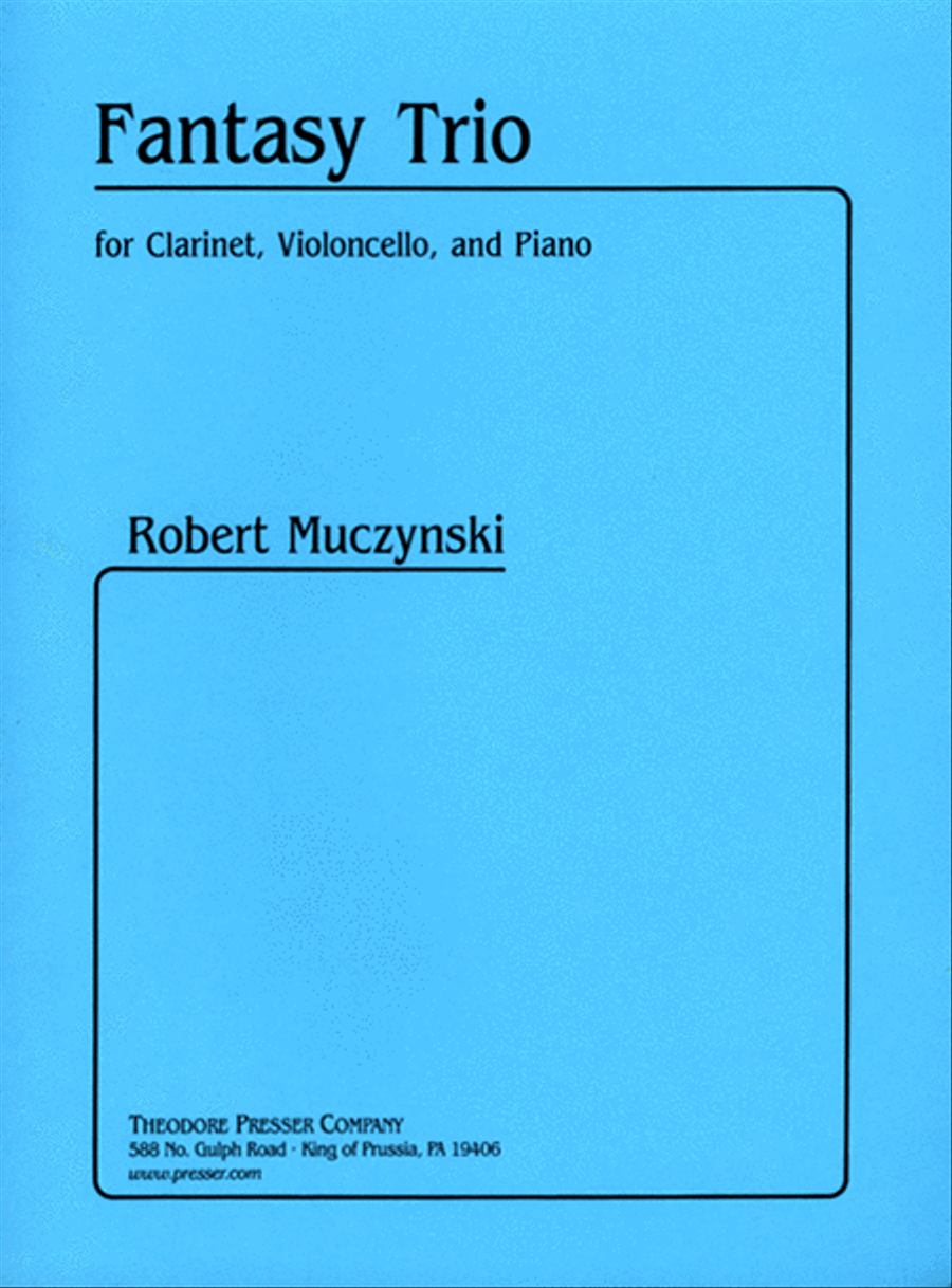 Fantasy Trio Chamber Music scores gallery preview page 1