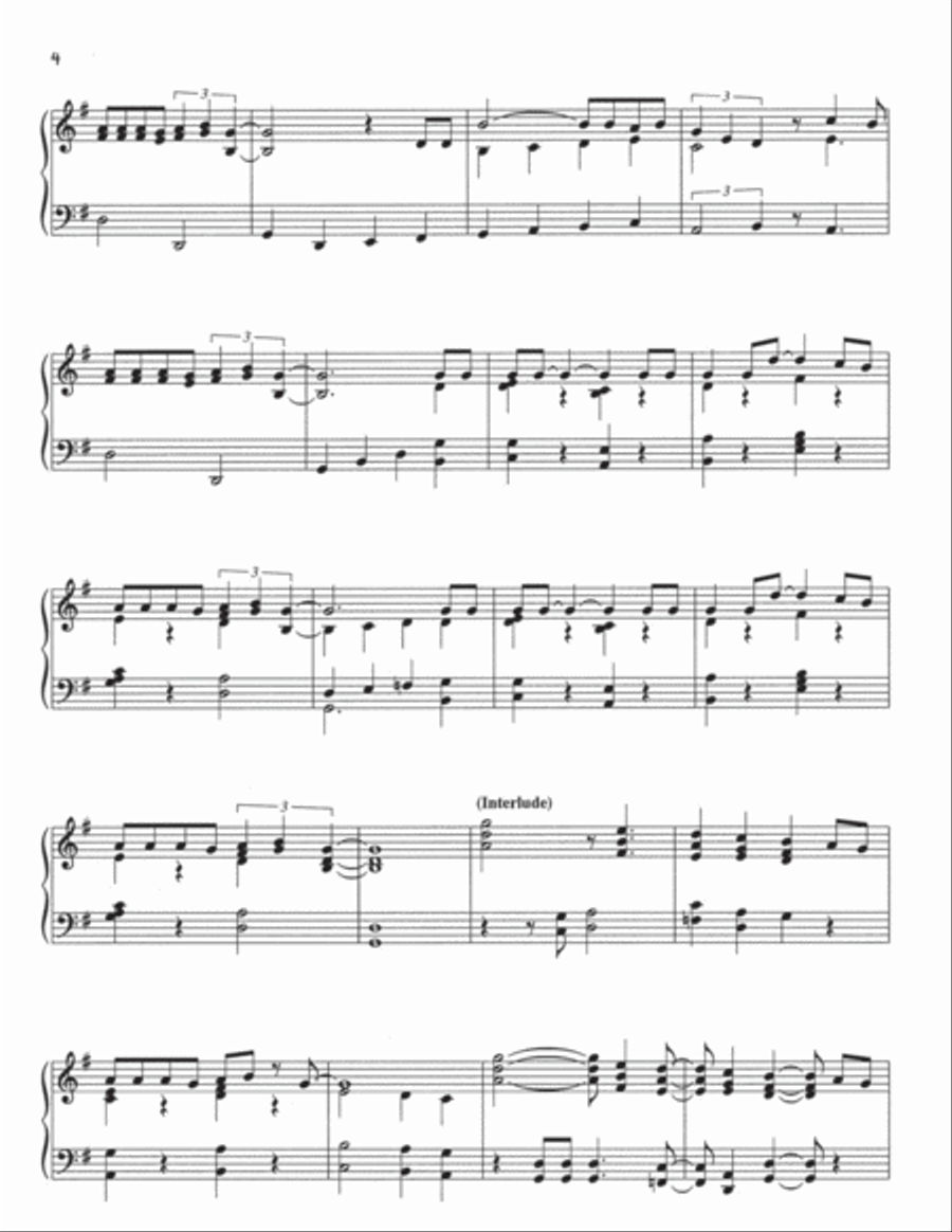 Three Global Songs Organ scores gallery preview page 6
