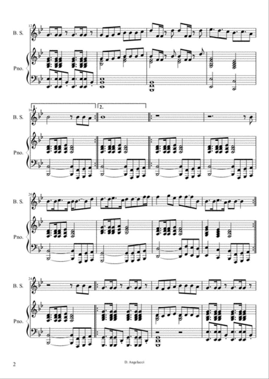 E allora canta (Christmas Song) Choir scores gallery preview page 3