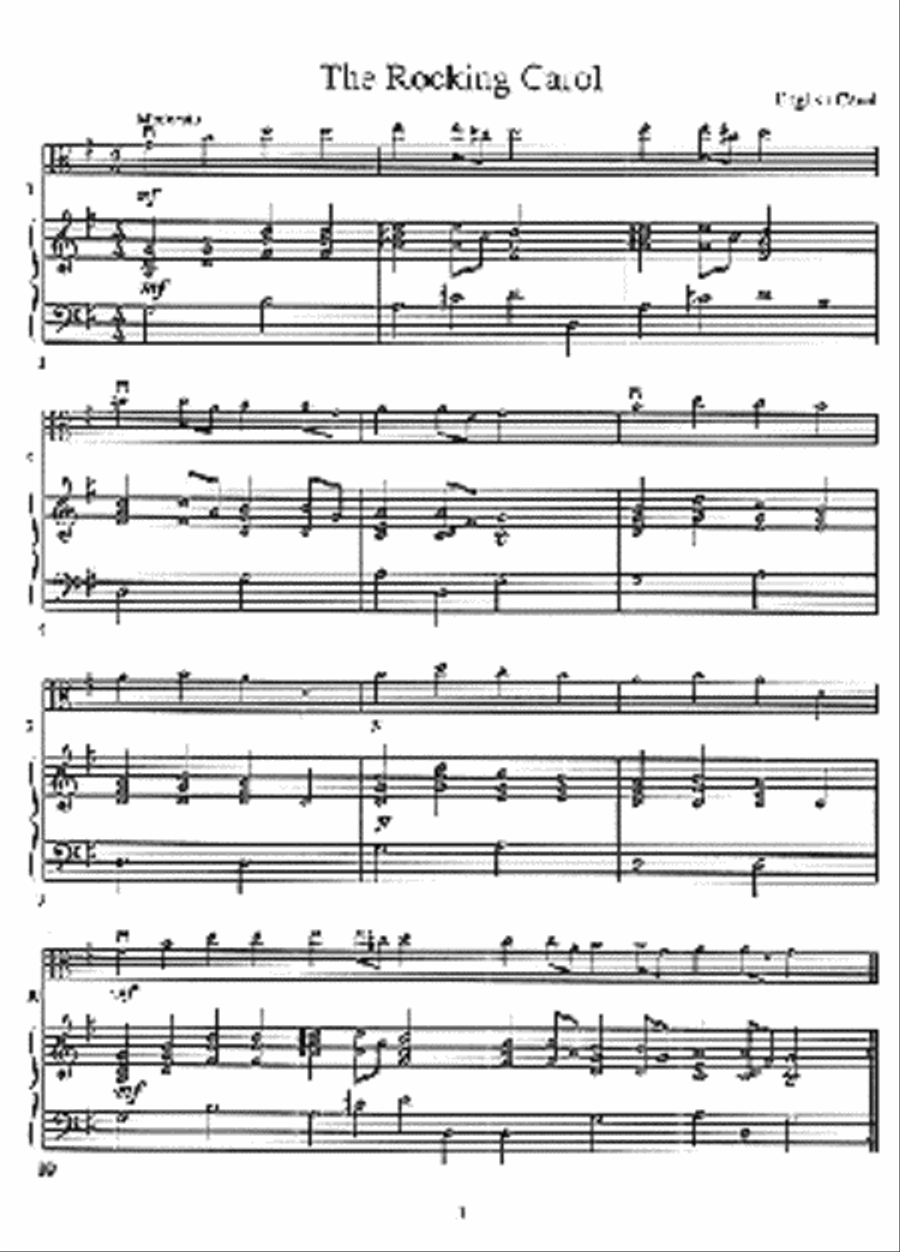 Christmas Solos for Beginning Viola Viola Solo scores gallery preview page 2