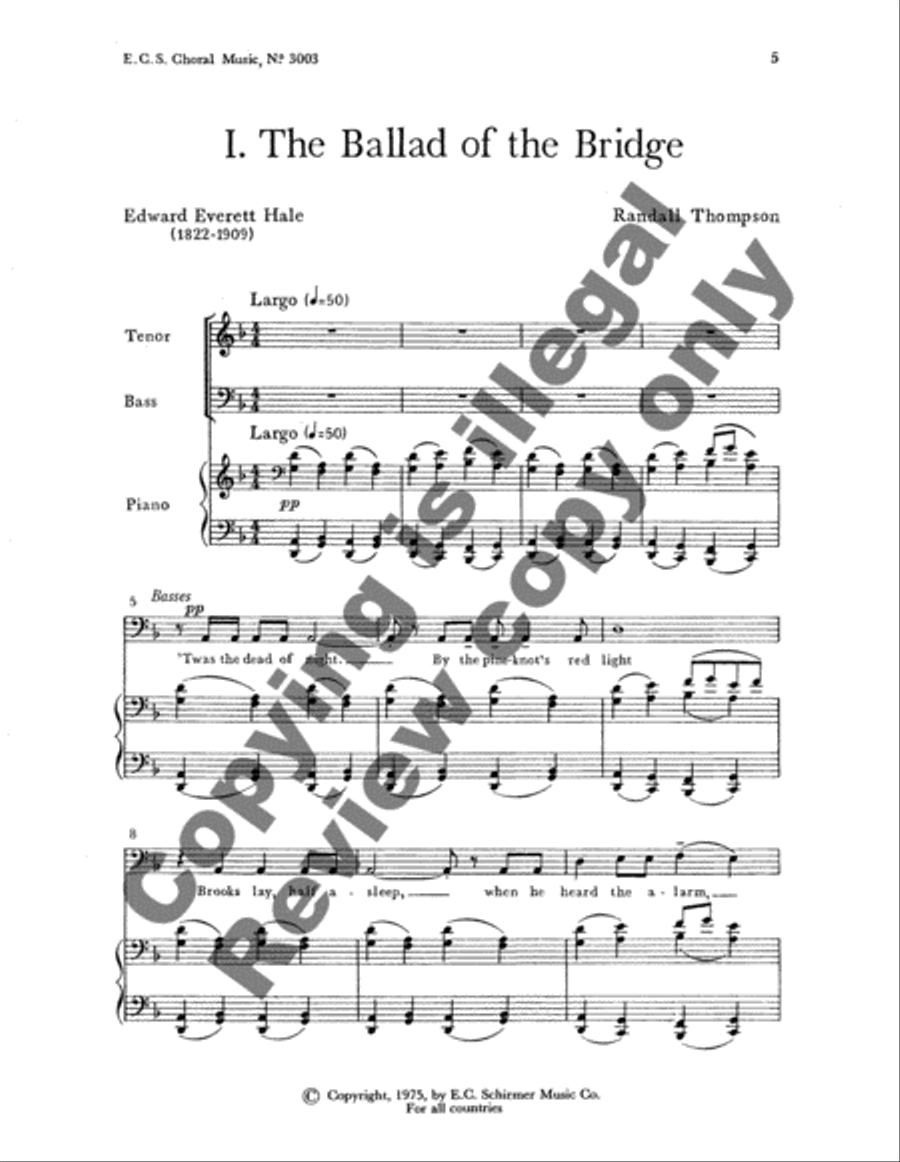 A Concord Cantata 4-Part scores gallery preview page 3