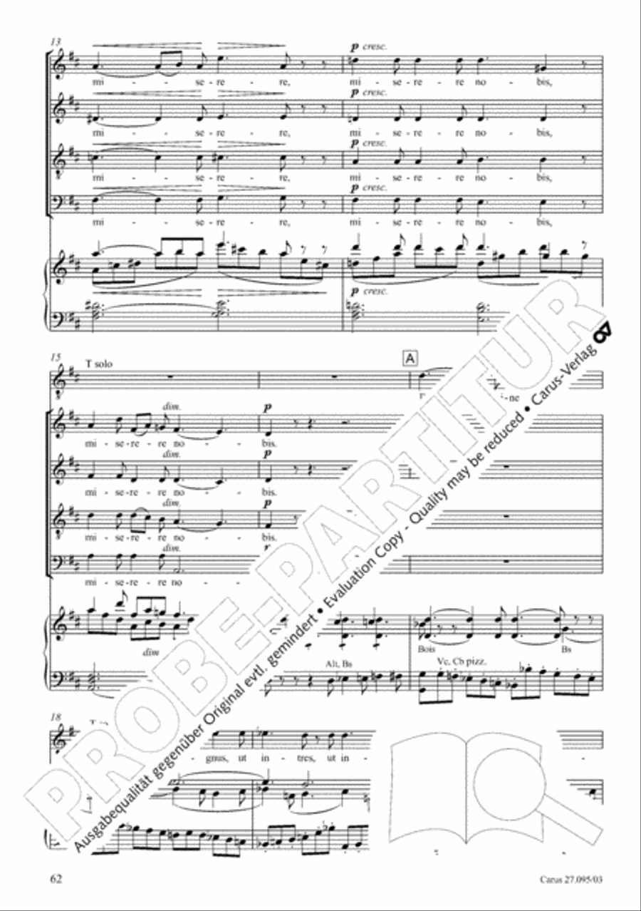 Messe solennelle de sainte Cecile STB scores gallery preview page 63