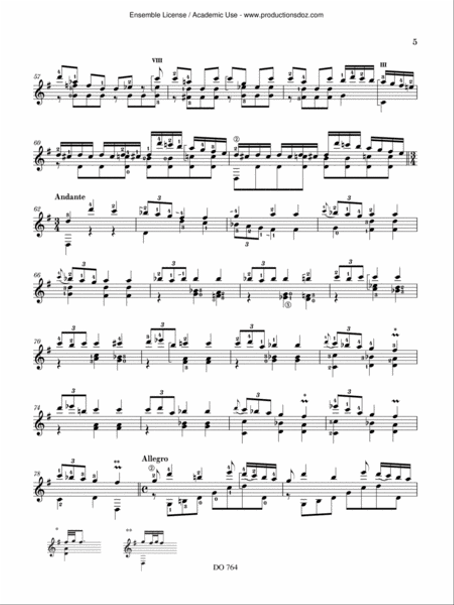 2 Sonates, vol. 4, K. 162, 555 Classical Guitar scores gallery preview page 5