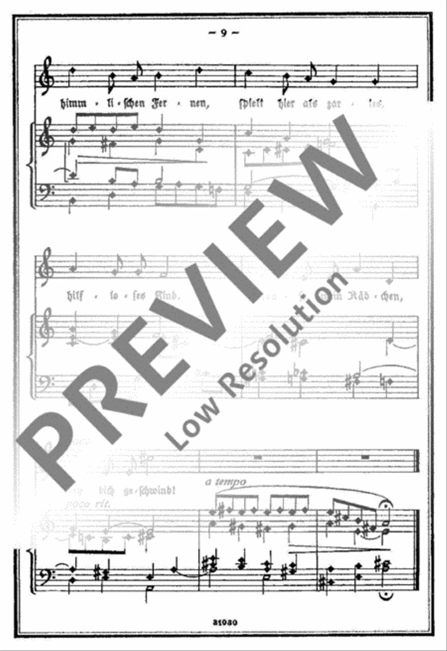 4 Gesänge 4 Gesänge Voice Solo scores gallery preview page 10