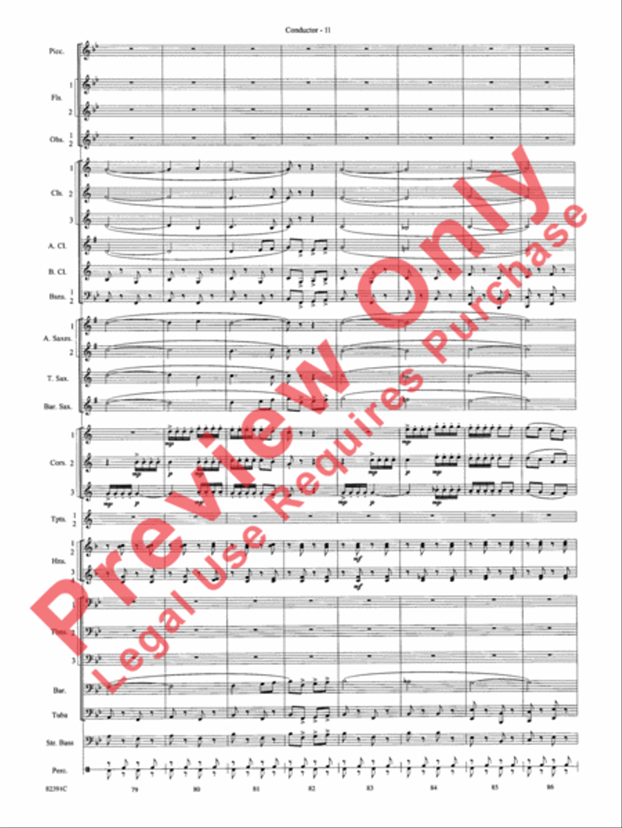 Bugler's Holiday Bugler's Holiday Concert Band scores gallery preview page 14