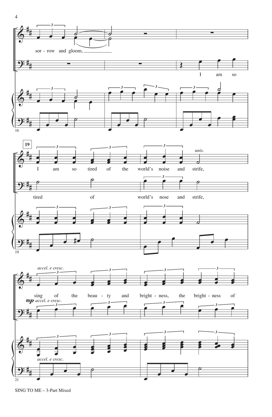 Sing To Me Sing To Me 3-Part scores gallery preview page 3