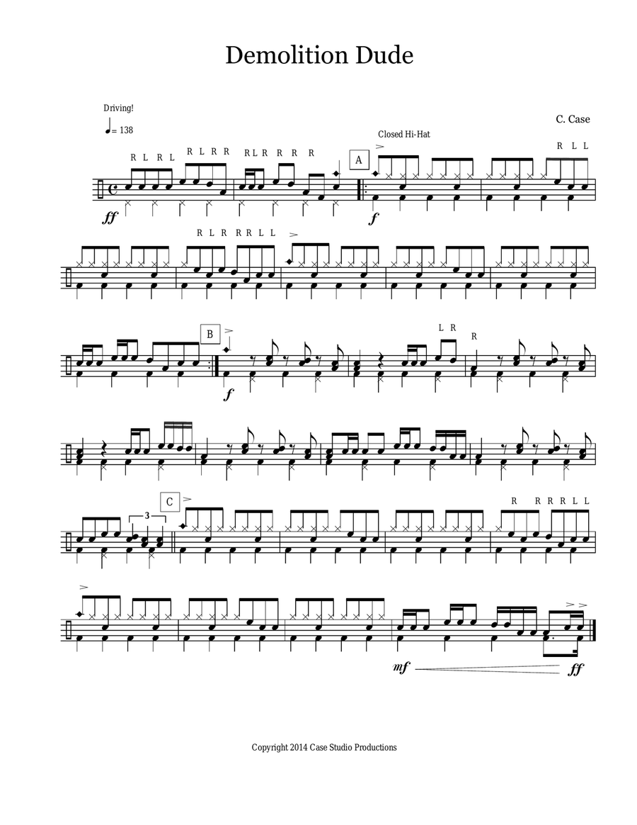 Tasty Morsels Drumset Solos Drum Set scores gallery preview page 5