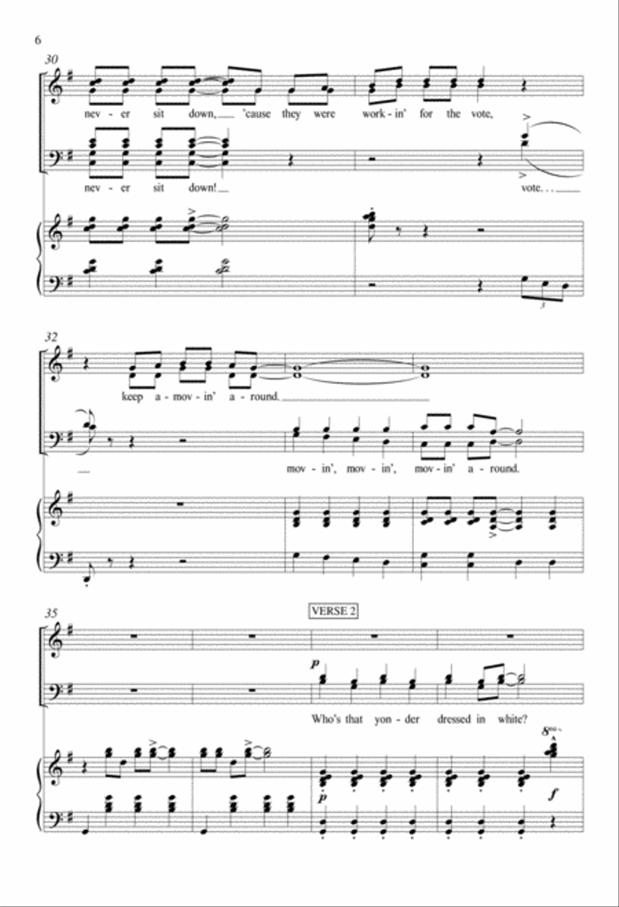 Never Sit Down! Divisi scores gallery preview page 5