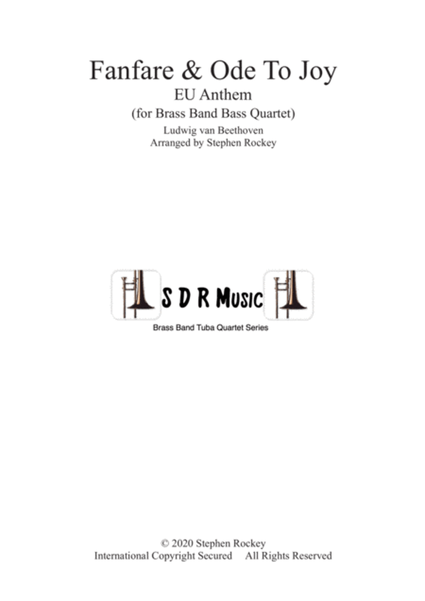 Fanfare and Ode To Joy for Brass Band Bass Quartet image number null