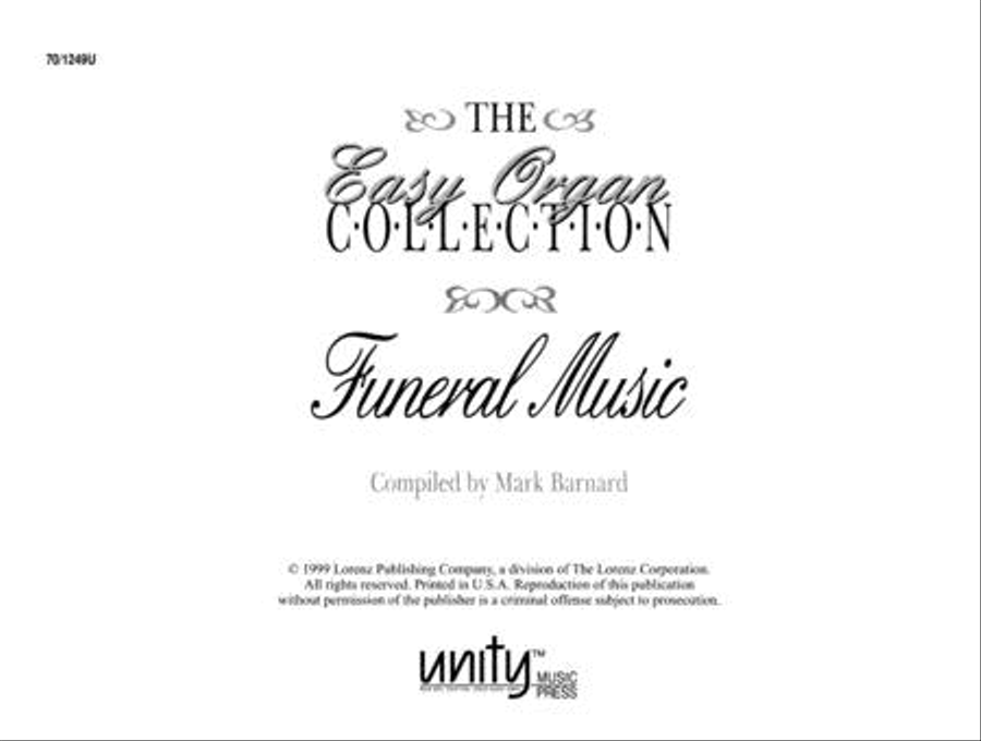 The Easy Organ Collection: Funeral Music Organ Solo scores gallery preview page 2