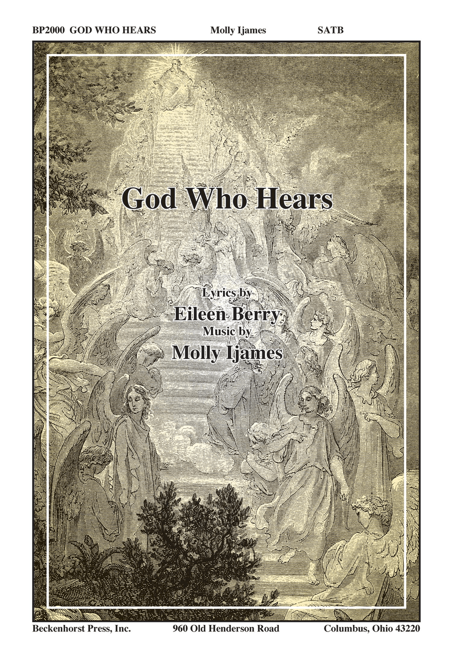 God Who Hears 4-Part scores gallery preview page 1