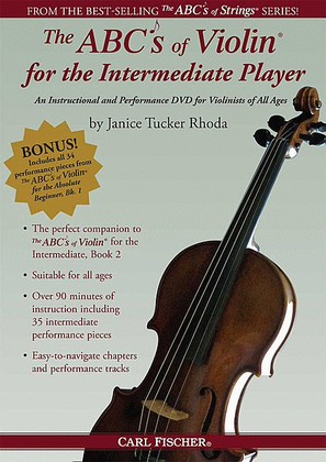 Book cover for The ABCs of Violin for the Intermediate Player