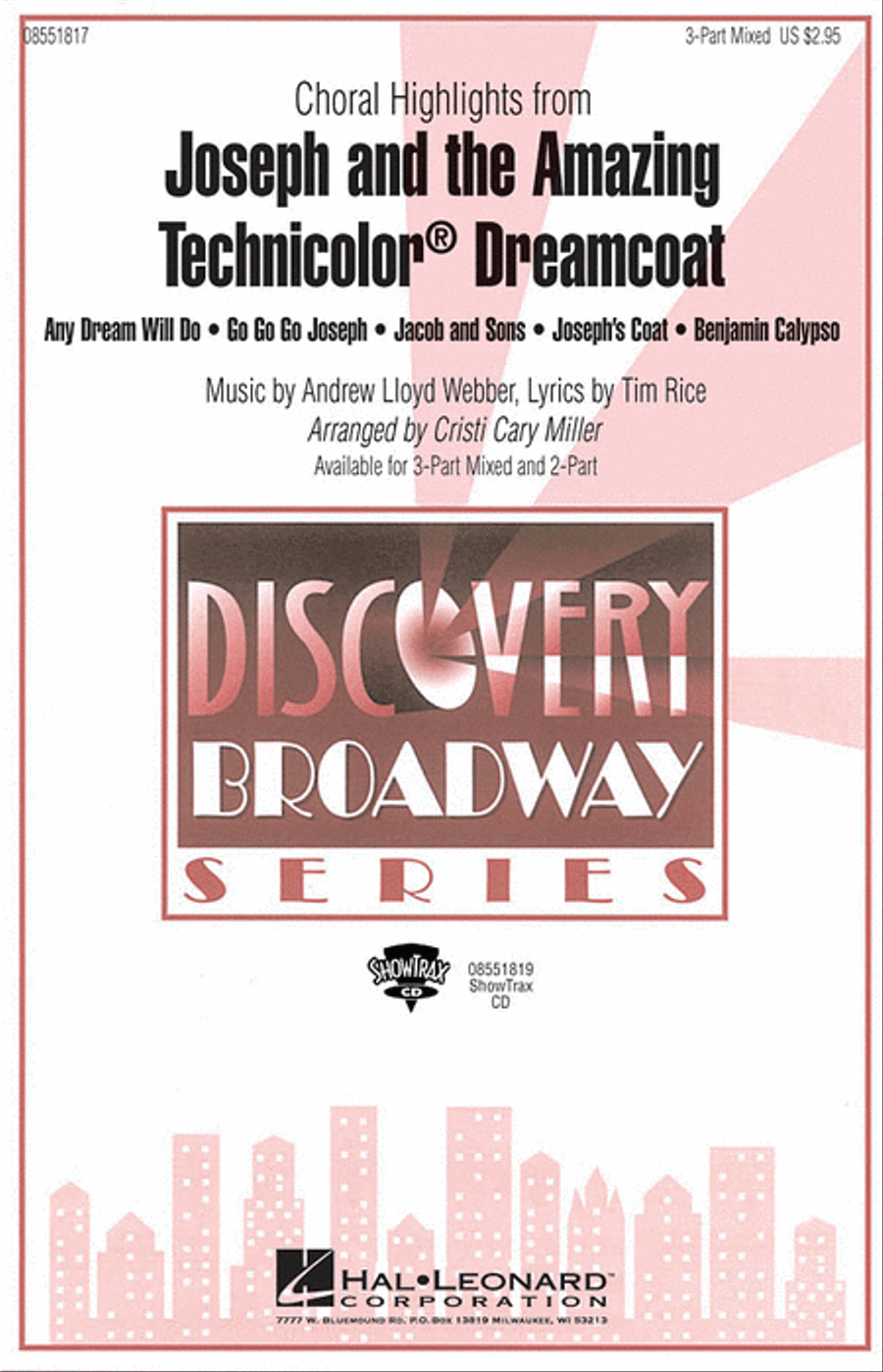 Joseph and the Amazing Technicolor Dreamcoat (Choral Highlights) 3-Part scores gallery preview page 1