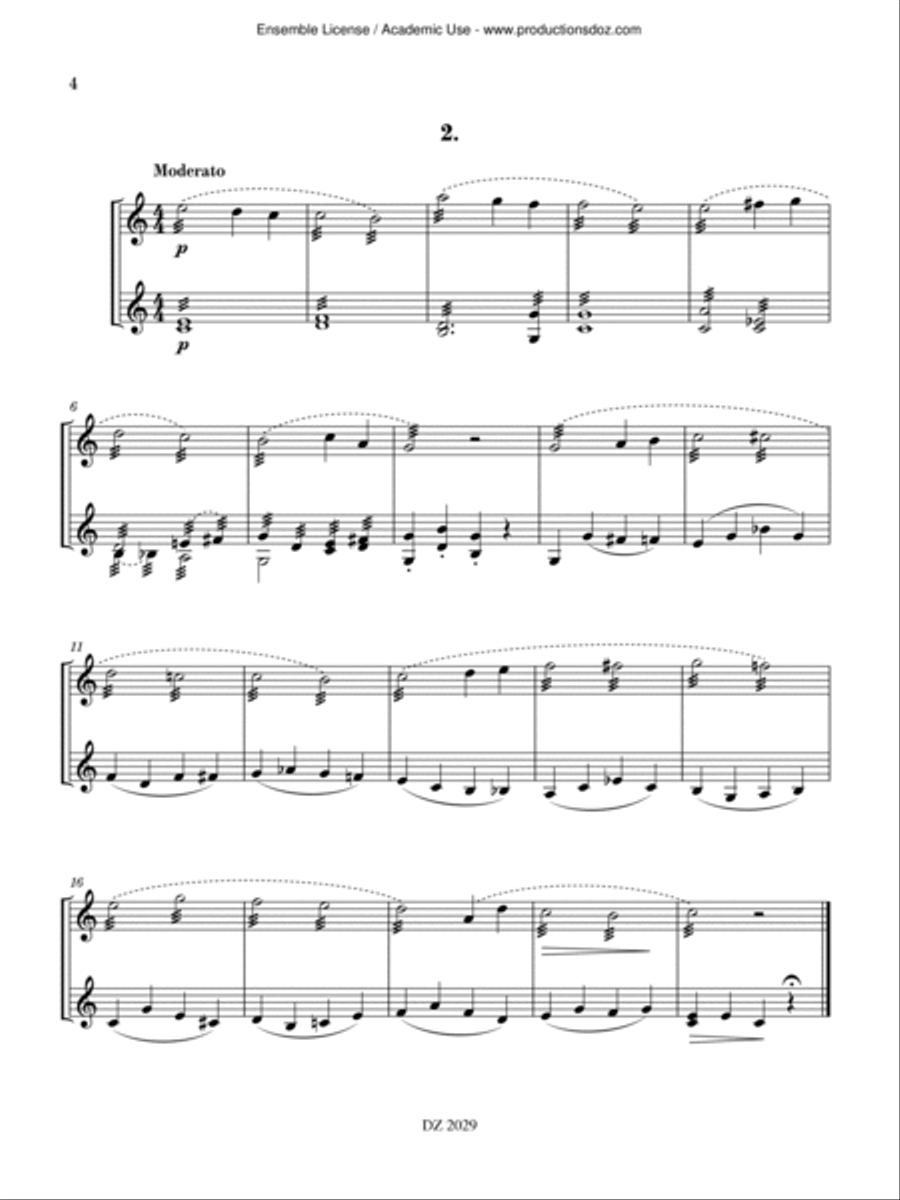 12 petits duos Mandolin scores gallery preview page 4