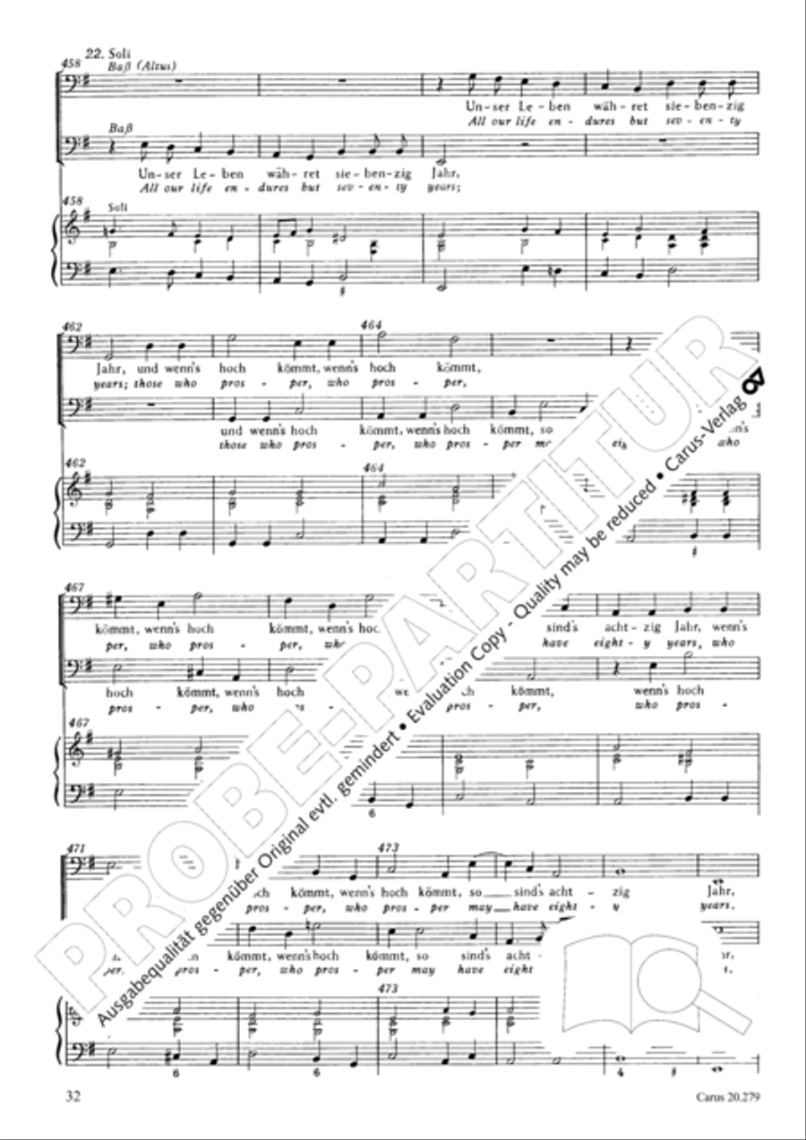Musikalische Exequien I-III Score scores gallery preview page 35