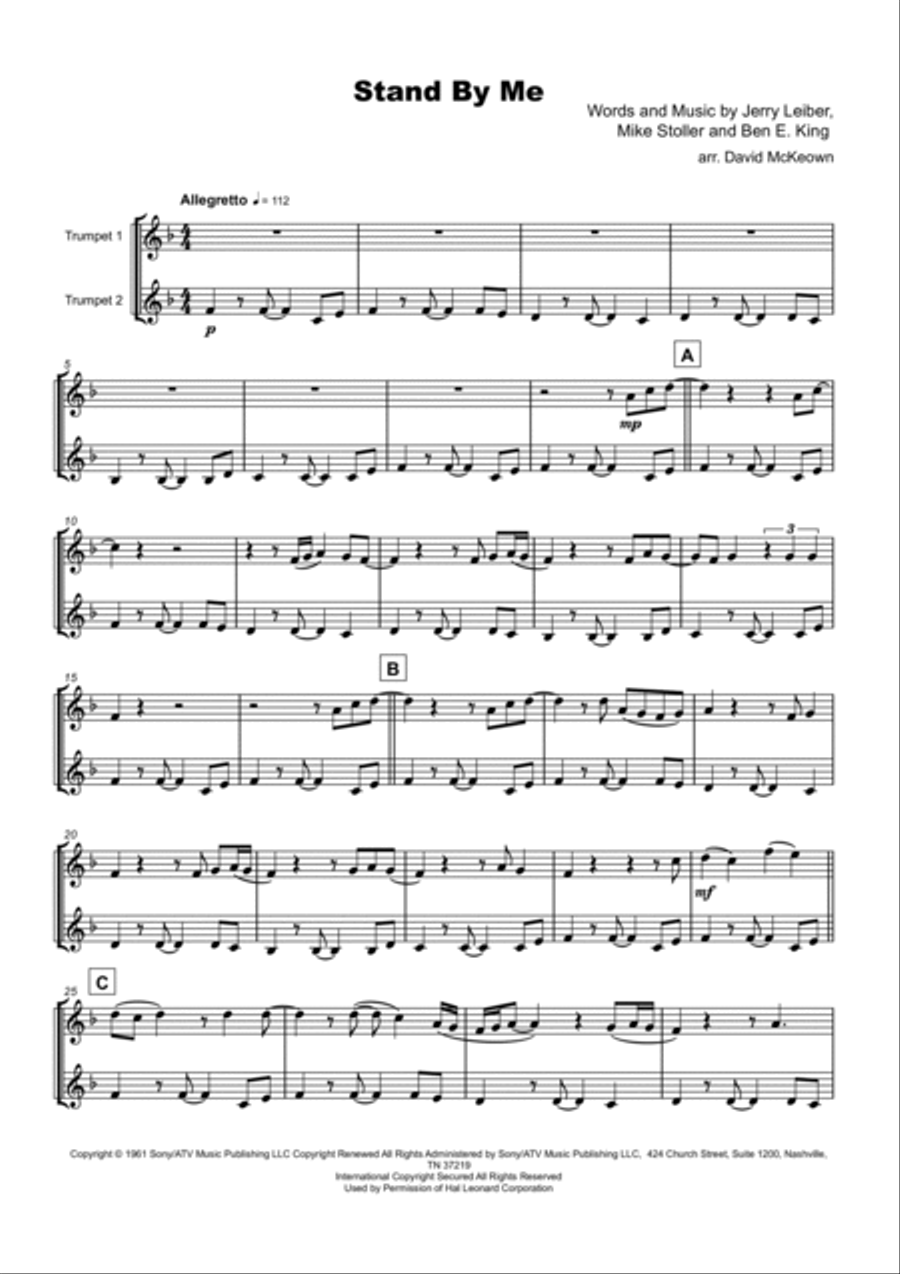 Stand by online me trumpet