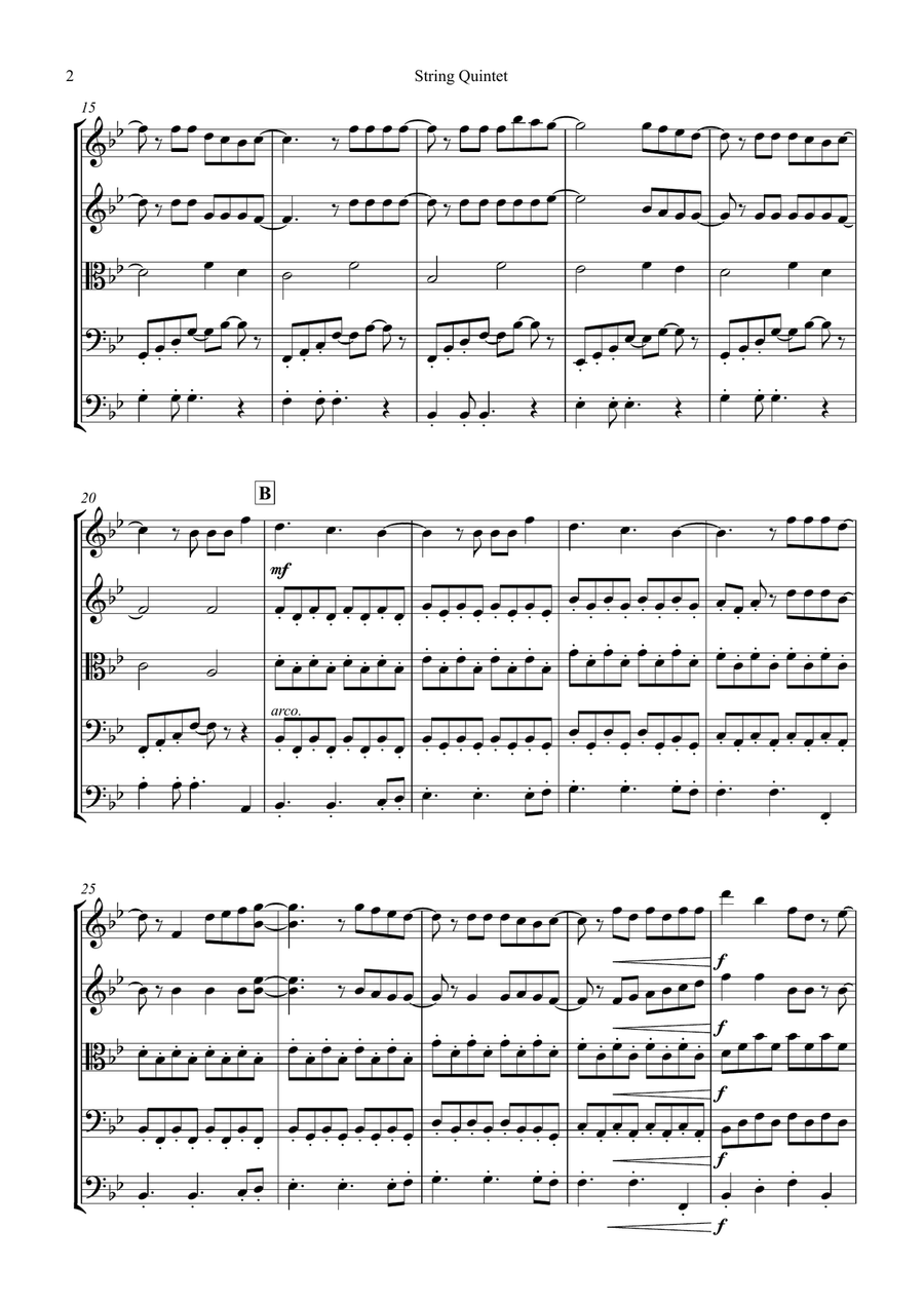 Stardust String Quartet scores gallery preview page 2