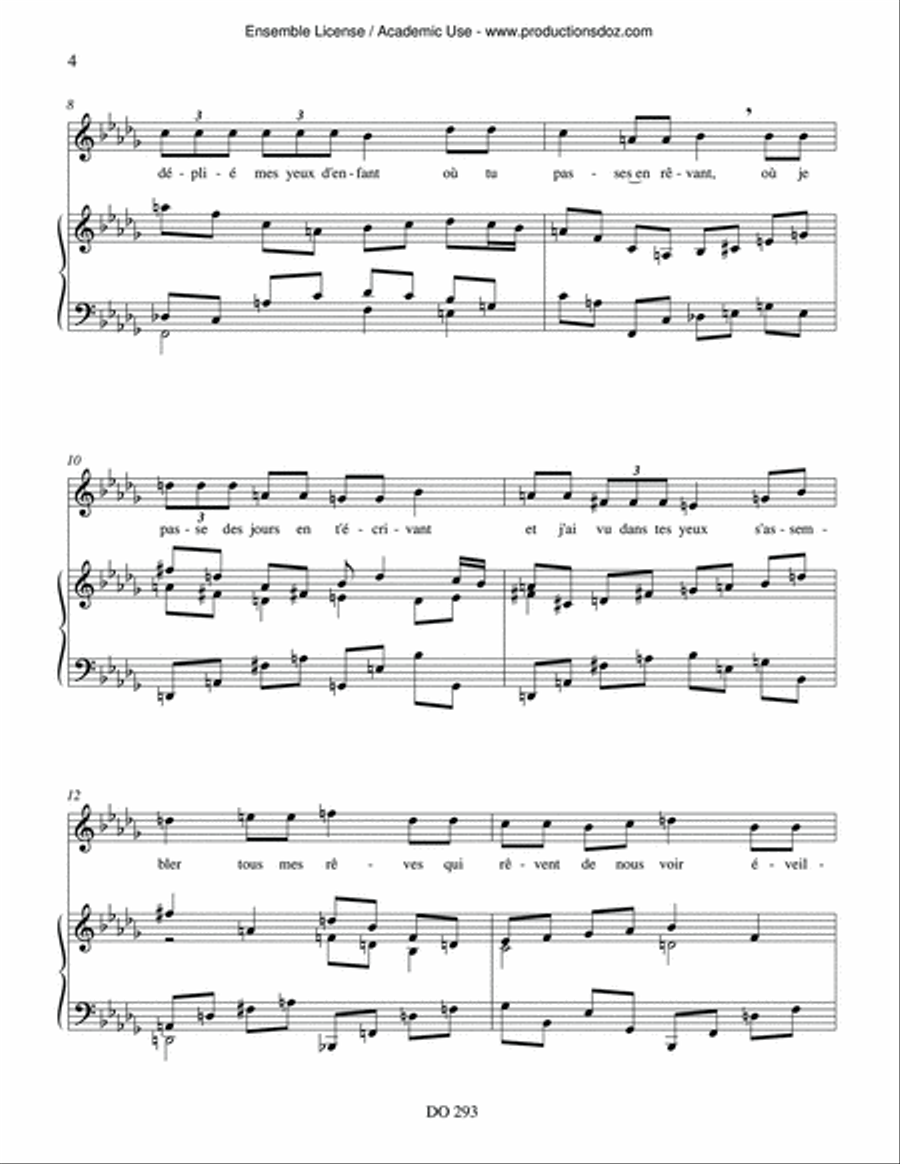 Coeurps Voice Solo scores gallery preview page 4