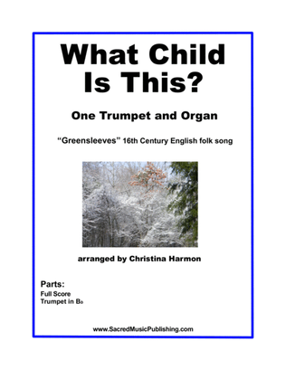 Book cover for What Child Is This - One Trumpet and Organ
