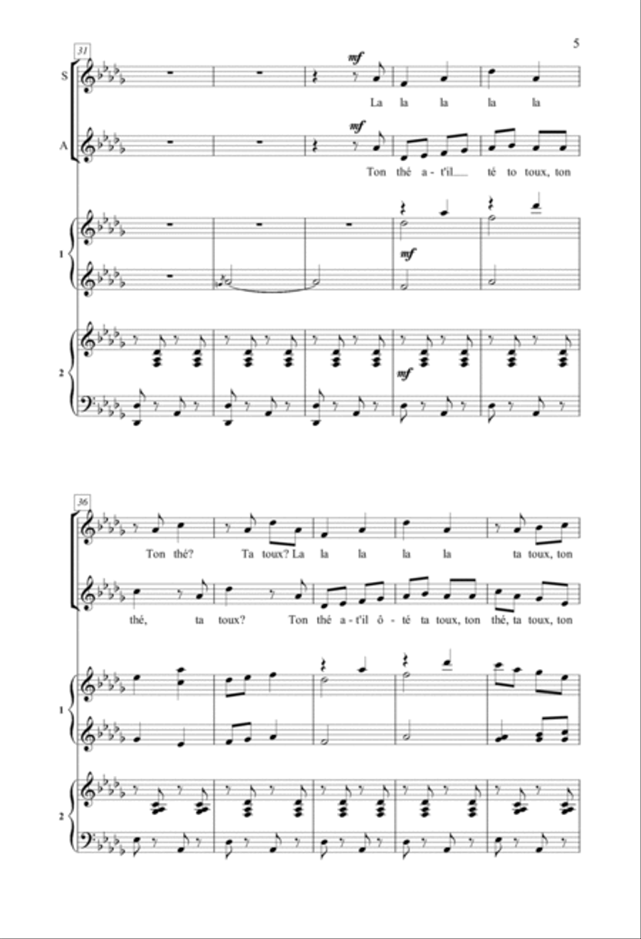 Ton Thé 4-Part scores gallery preview page 4