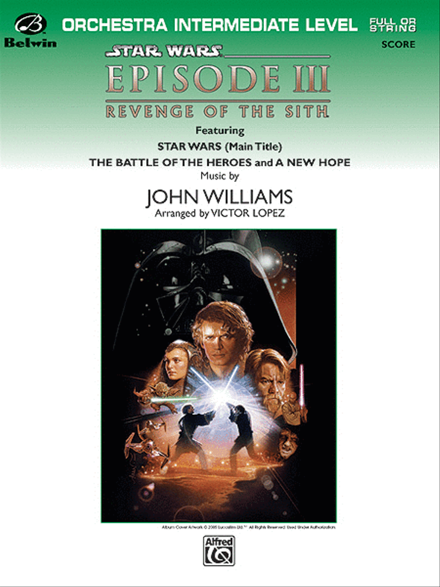 Selections from Star Wars: Episode III Revenge of the Sith Full Orchestra scores gallery preview page 1