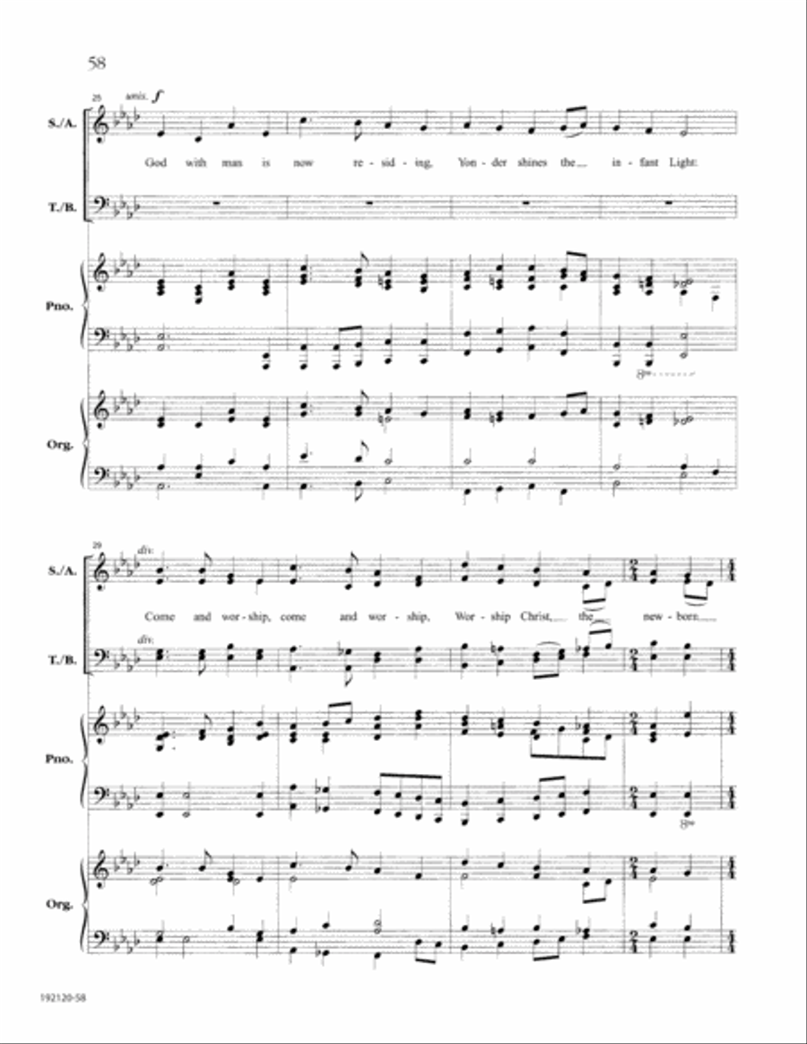 Let the People Sing at Christmas 4-Part scores gallery preview page 62