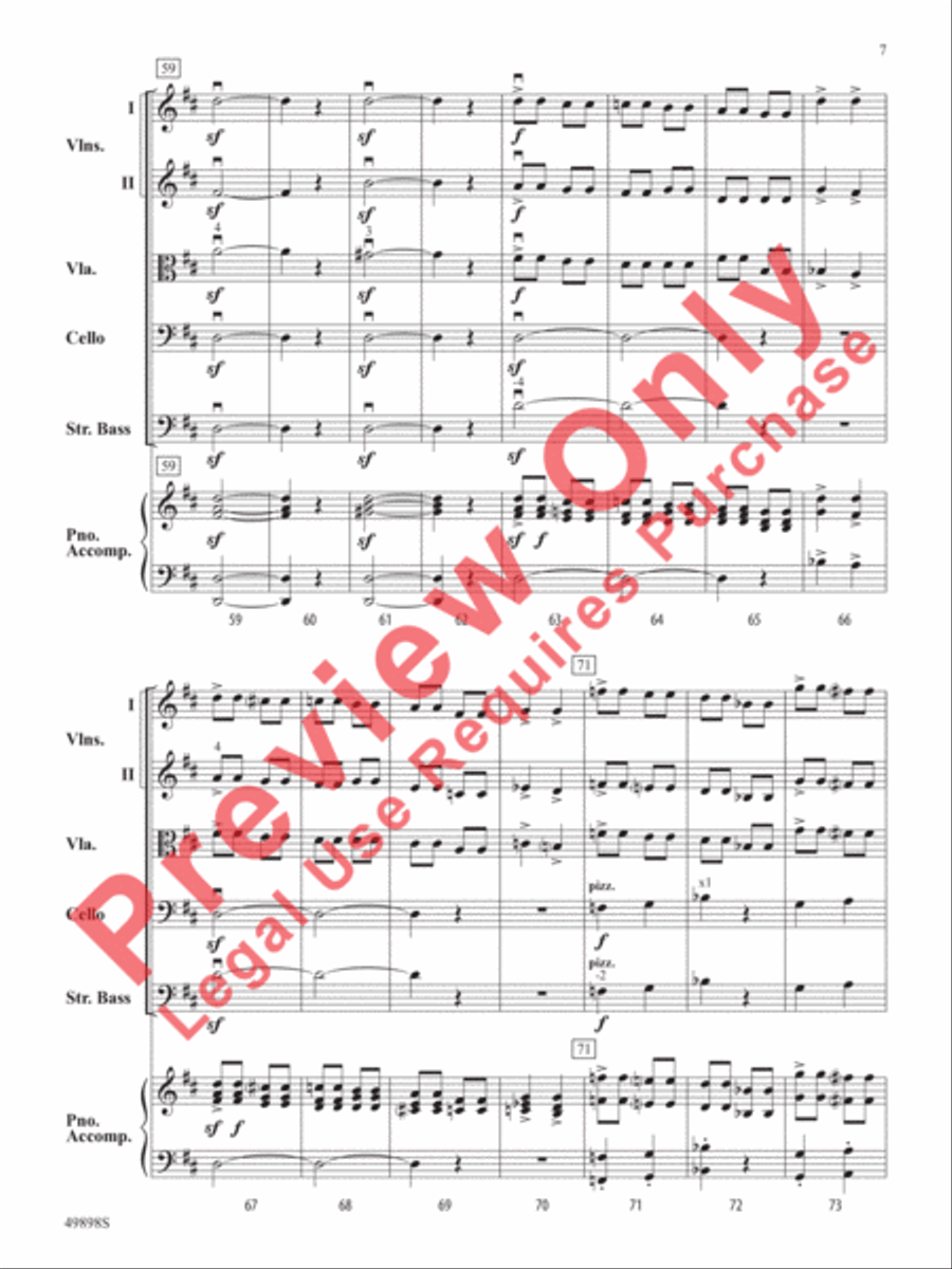 Danse Danse String Orchestra scores gallery preview page 8