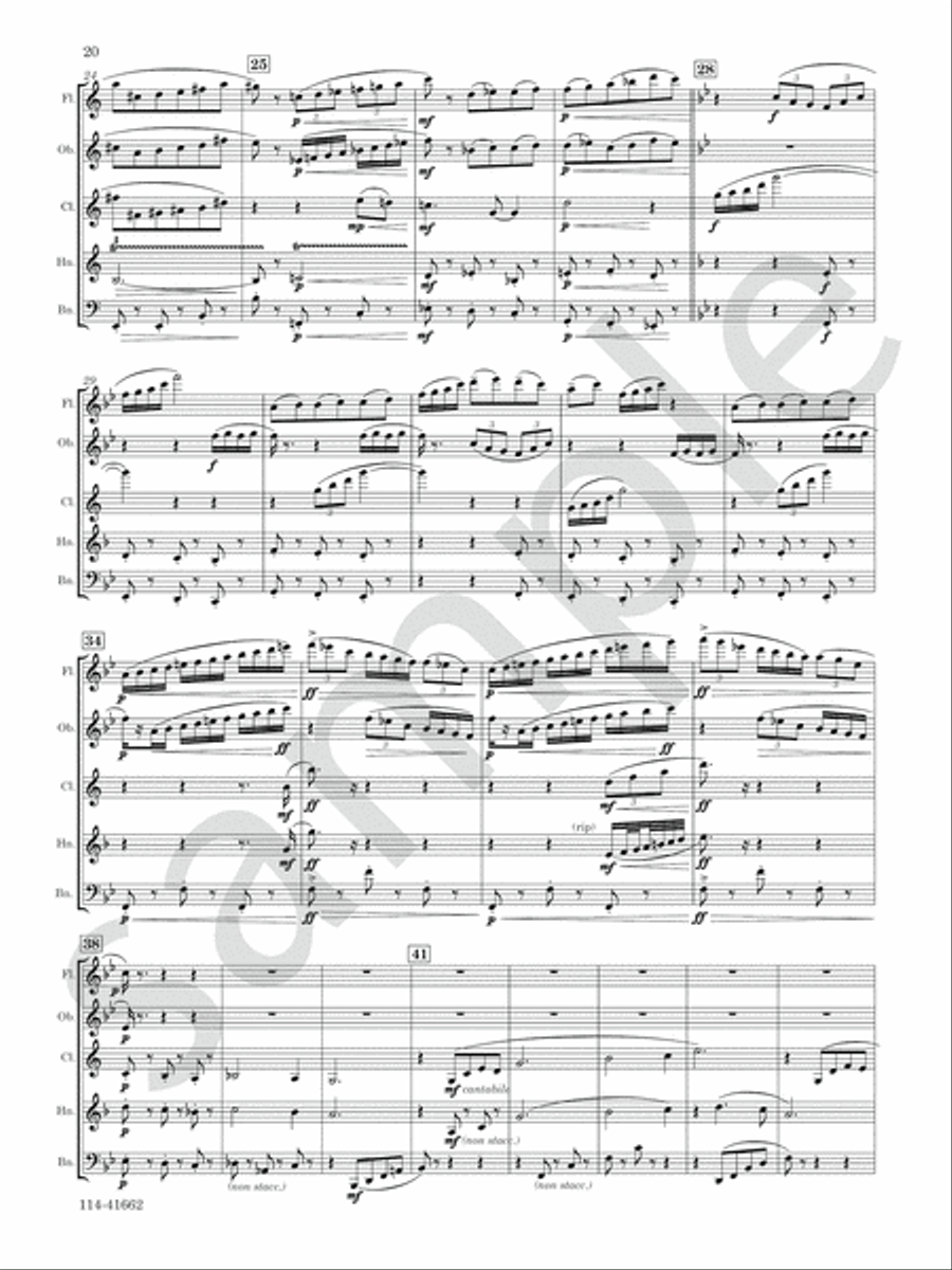 Cape May Breezes Woodwind Quintet scores gallery preview page 11