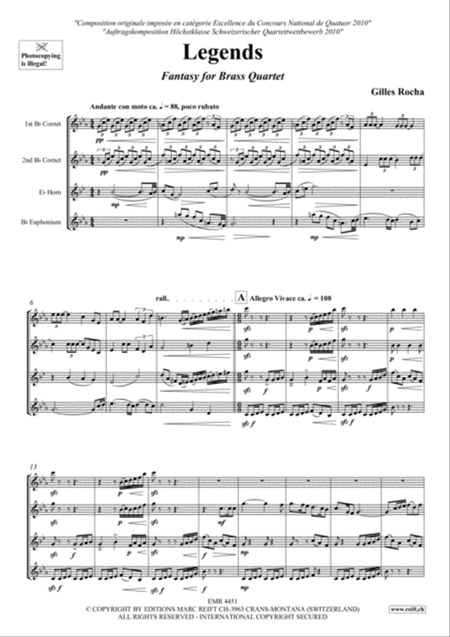 Legends Brass Ensemble scores gallery preview page 4