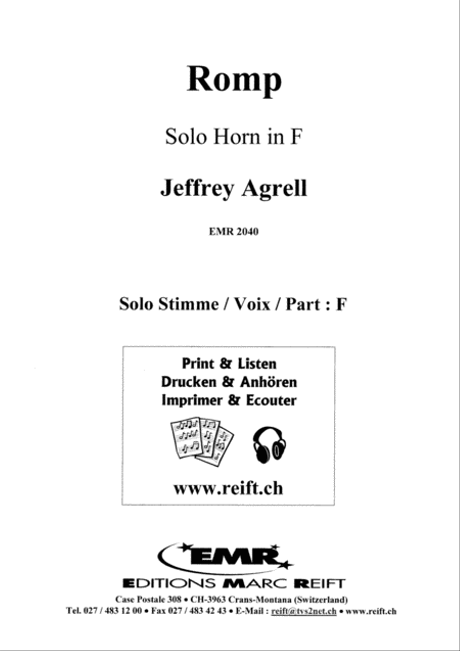 Romp Horn Solo scores gallery preview page 5