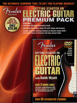 Fender Presents Getting Started on Electric Guitar - Premium Pack