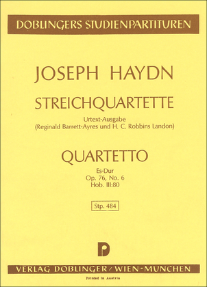 Streichquartett Es-Dur op. 76 / 6