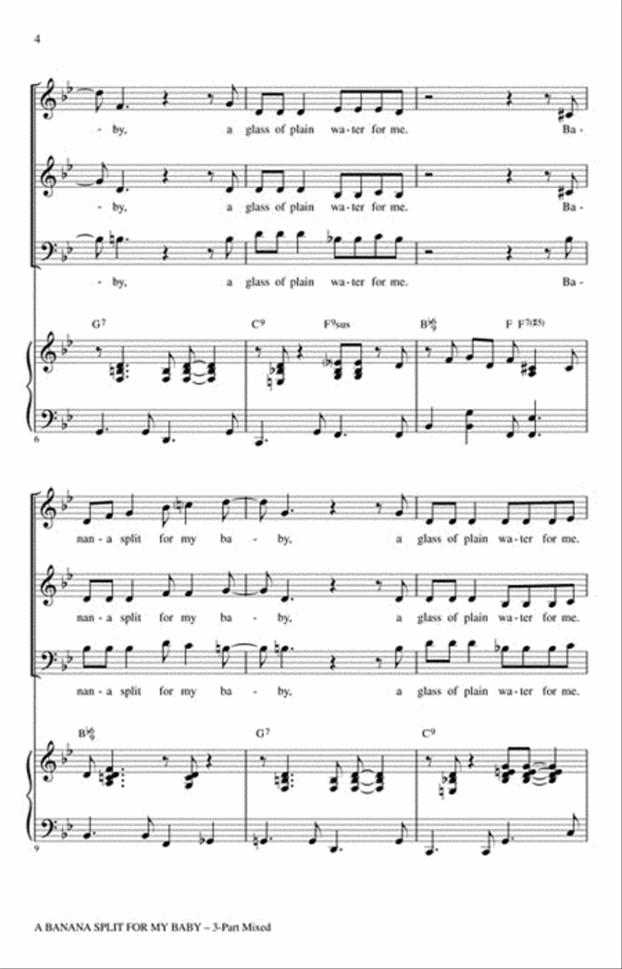 <br>Sheet music extract