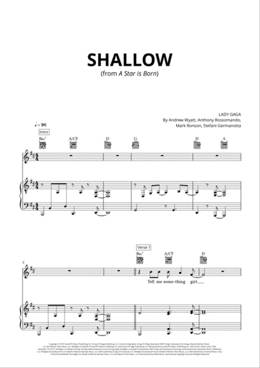 Shallow Small Ensemble scores gallery preview page 1