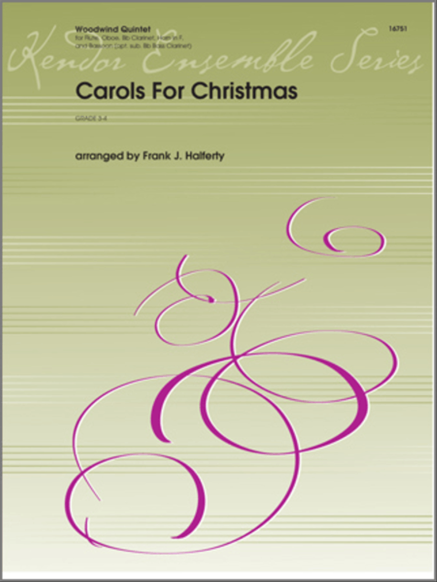 Carols For Christmas Woodwind Quintet scores gallery preview page 1