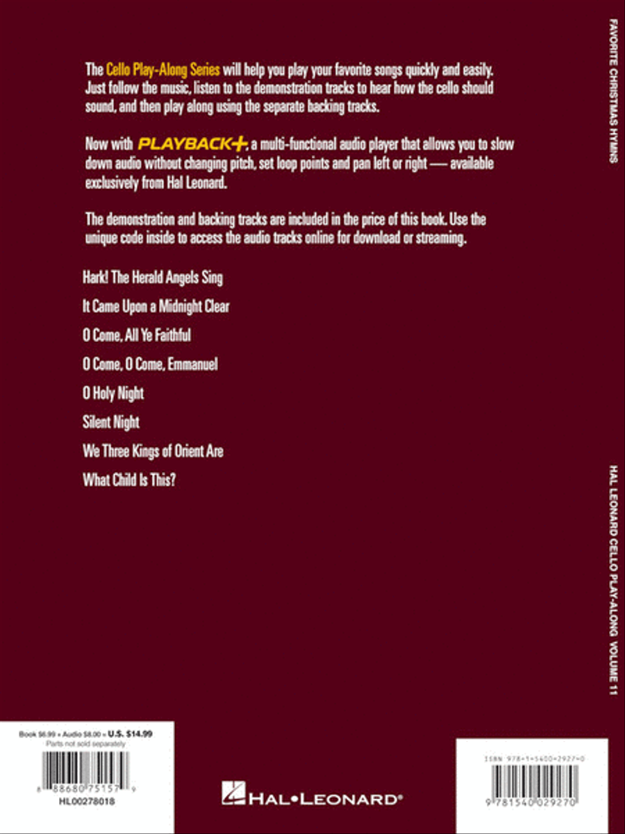 Favorite Christmas Hymns Cello scores gallery preview page 6