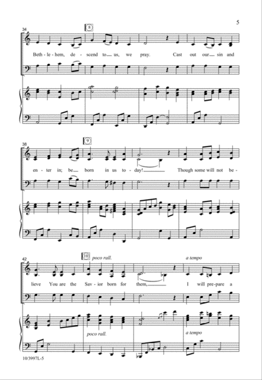 My Heart, Your Bethlehem 3-Part scores gallery preview page 6
