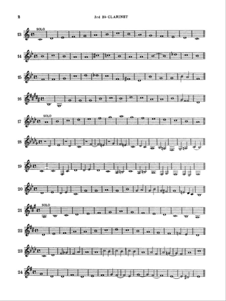 Treasury of Scales for Band and Orchestra Chamber Orchestra scores gallery preview page 3