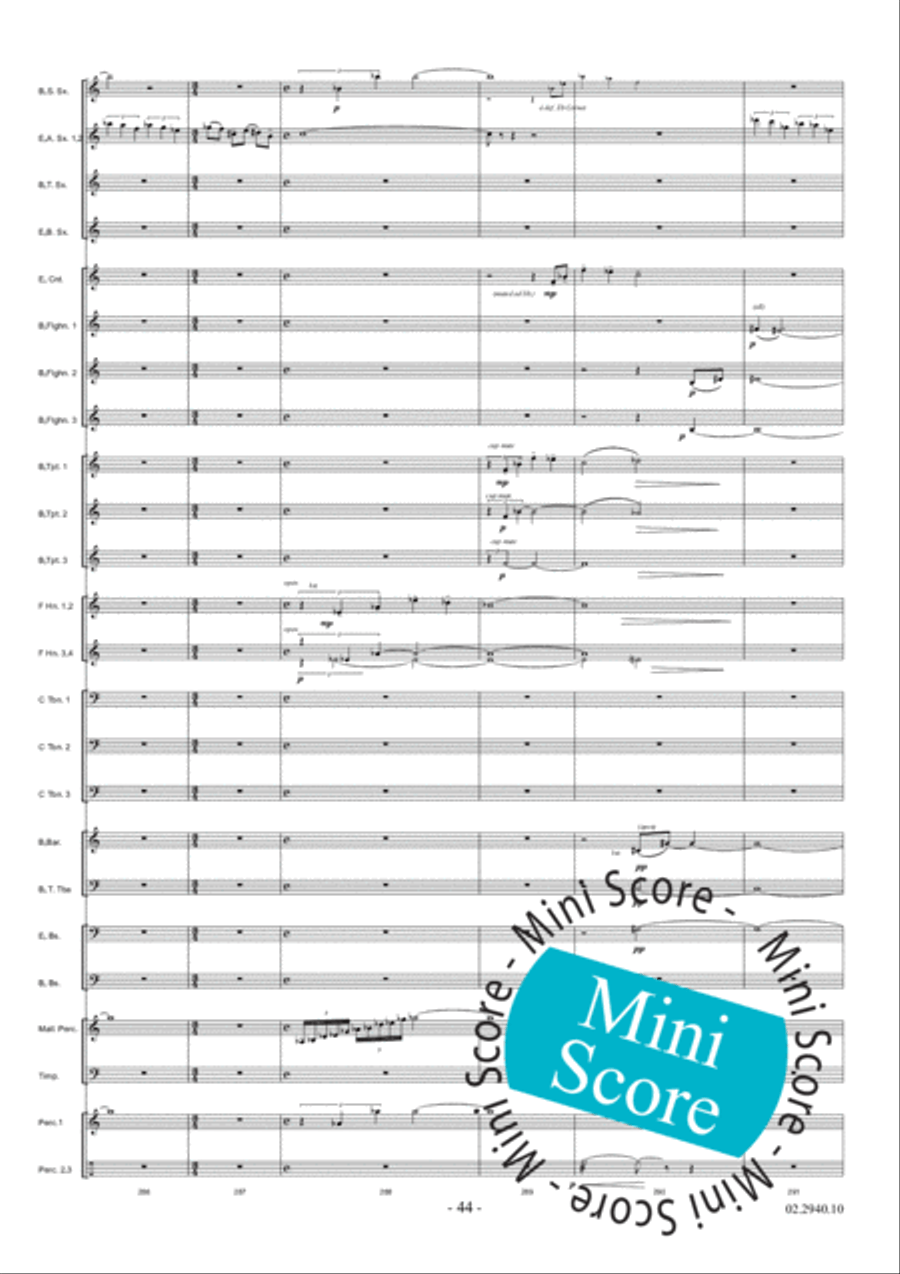 Aurora Fanfare Band scores gallery preview page 50