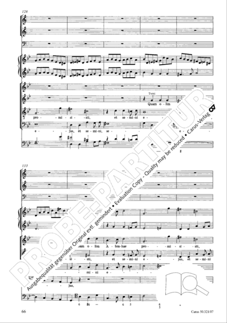 Requiem in C minor 4-Part scores gallery preview page 73
