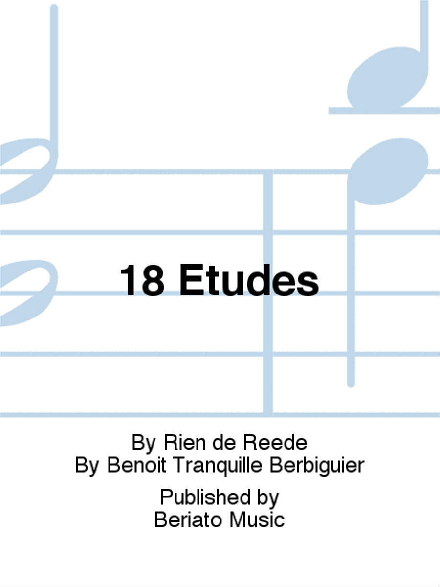 18 Etudes Flute Solo scores gallery preview page 1
