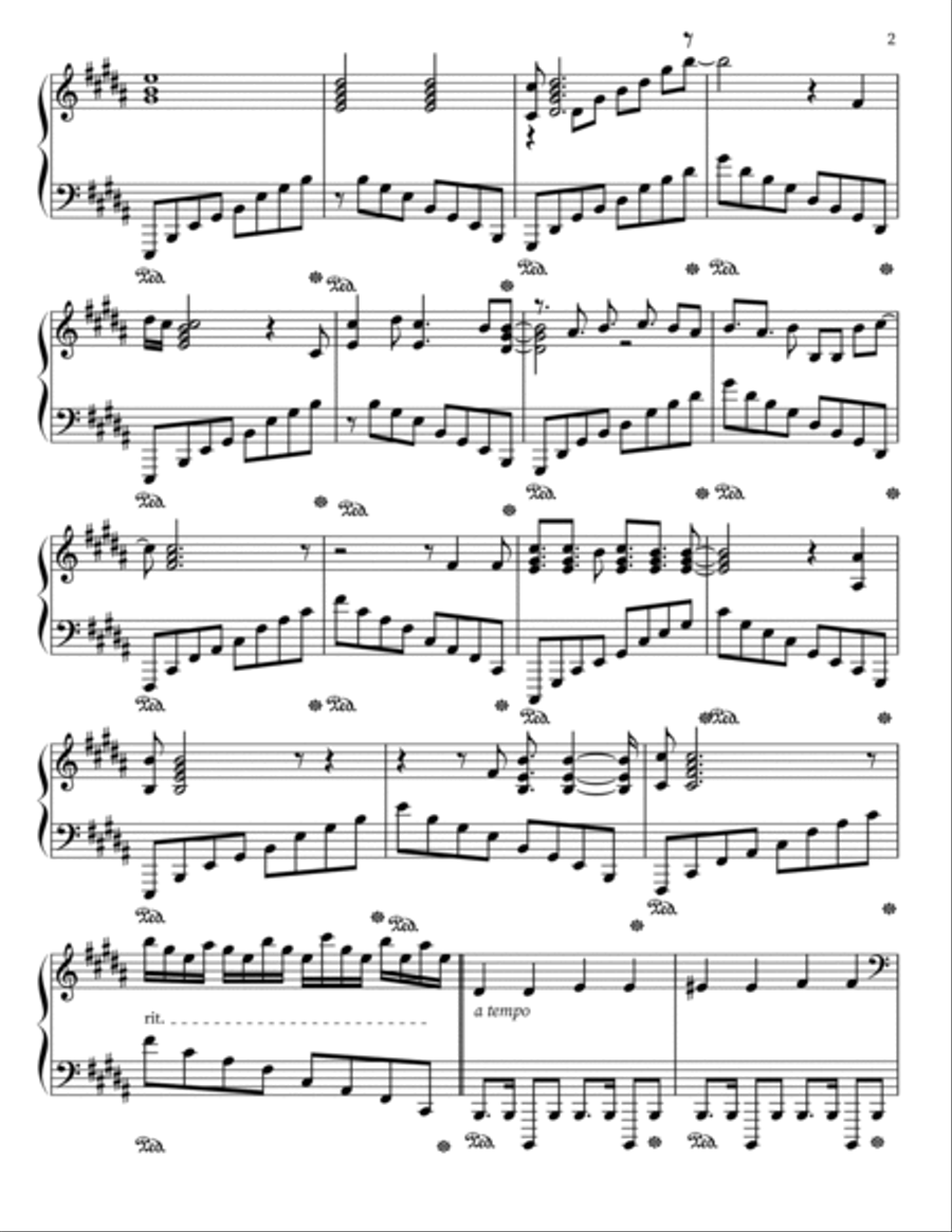 Glorious Piano Solo scores gallery preview page 2