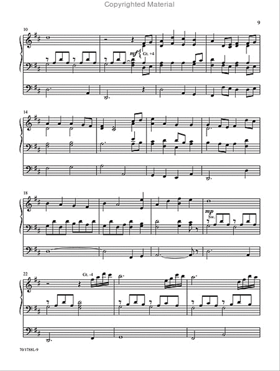 Angels & Alleluias Organ Solo scores gallery preview page 5