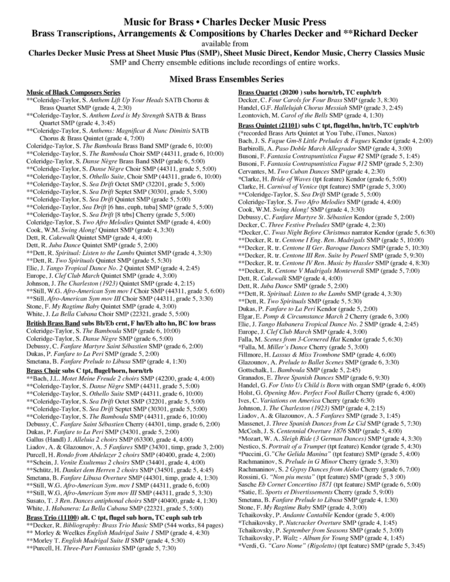 Fanfare March for the Ark for Trumpet Ensemble image number null