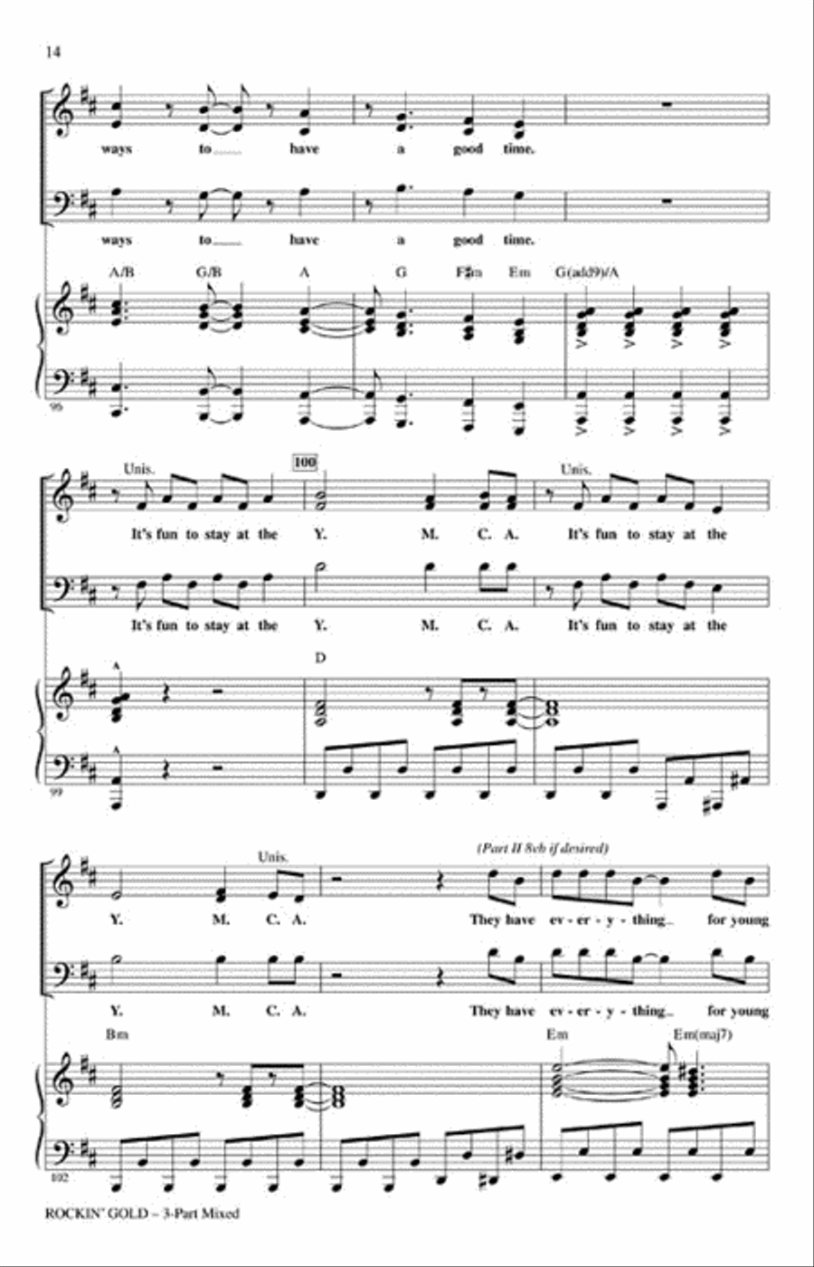 Rockin' Gold Rockin' Gold Choir scores gallery preview page 6