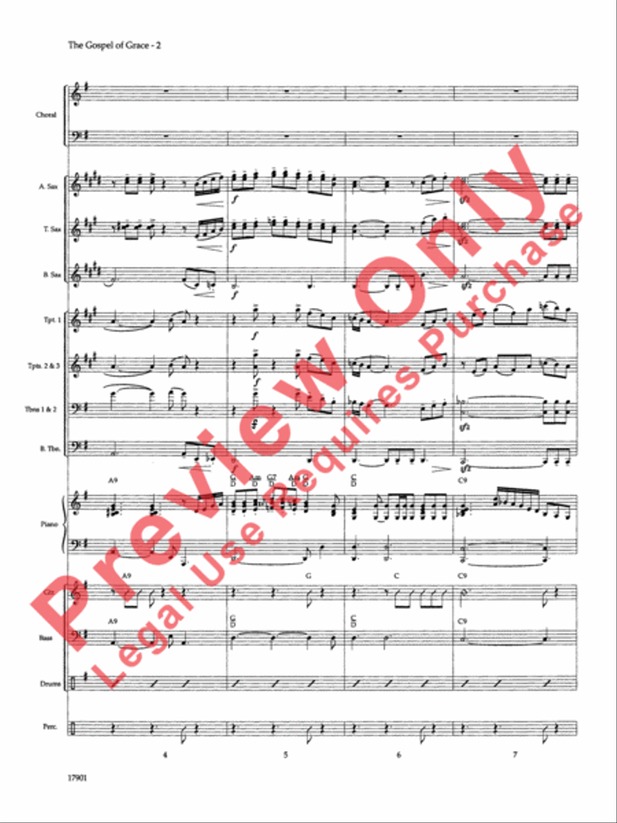 The Gospel of Grace The Gospel of Grace Choir scores gallery preview page 3