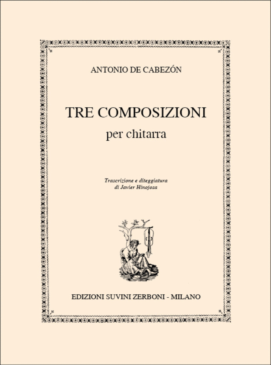 Tre Composizioni Guitar scores gallery preview page 1